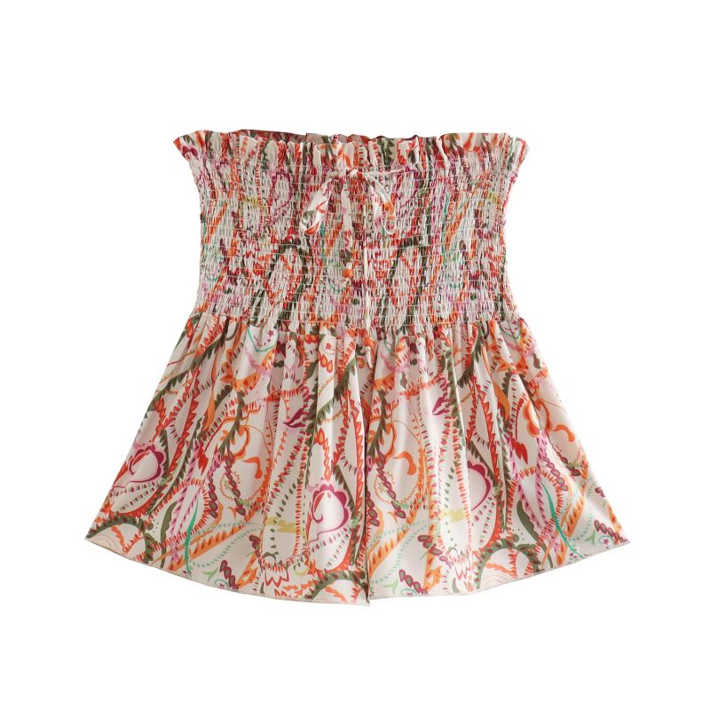 Pantalones Cortos Estampados De Poliéster