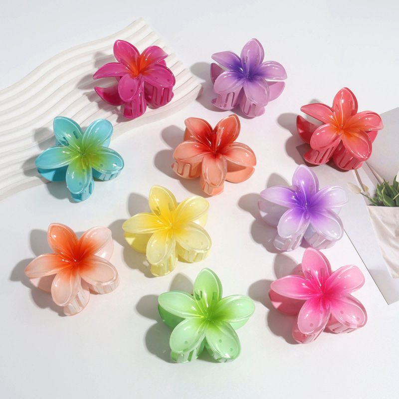 Pinza De Agarre De Plumeria De Resina