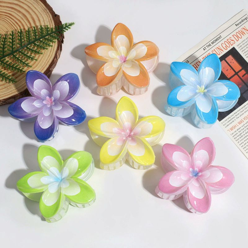 Pinza De Agarre De Plumeria De Resina