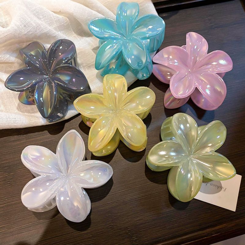 Pinza De Agarre De Plumeria De Resina