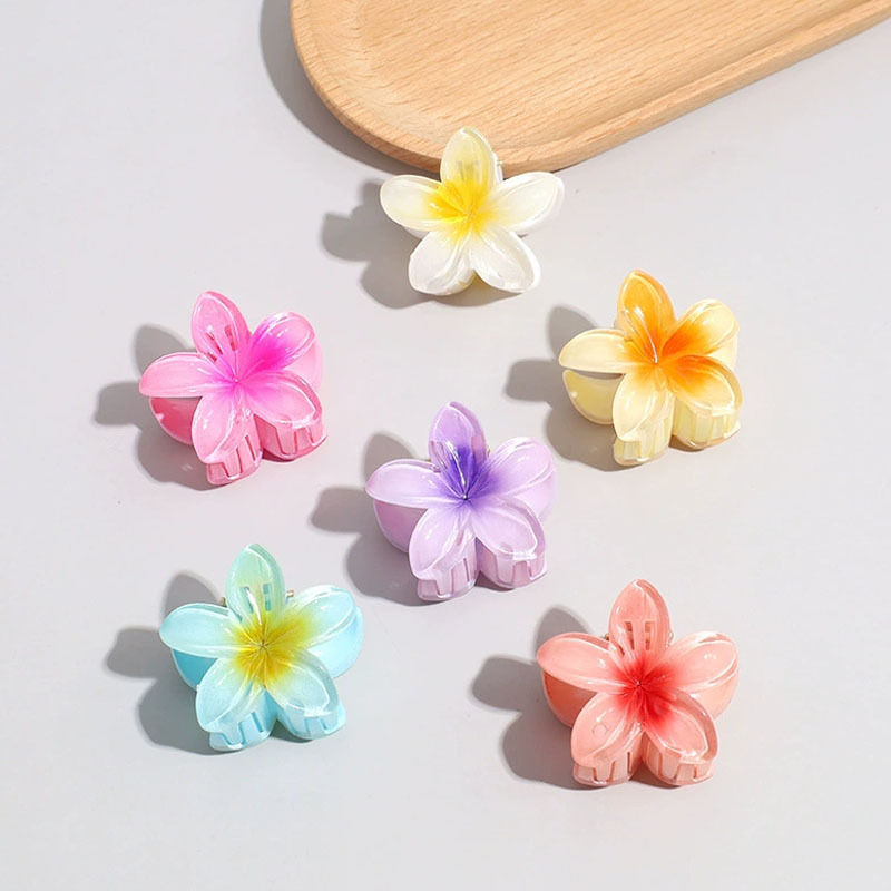 Pinza De Agarre De Plumeria De Resina