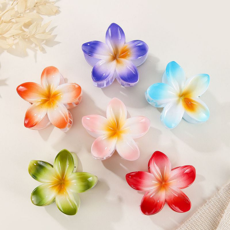 Pinza De Agarre De Plumeria De Resina
