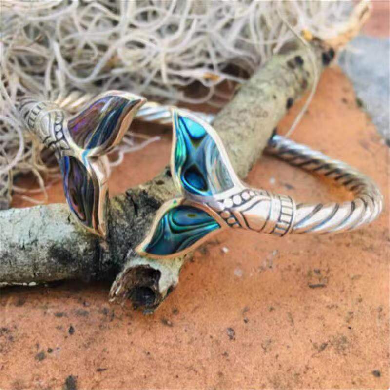 Pulsera De Metal Con Forma De Cola De Pez
