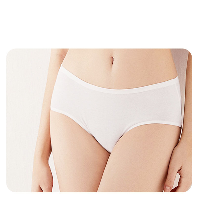 White (5 Pieces Per Pack) Disposable Men's Underwear Set
