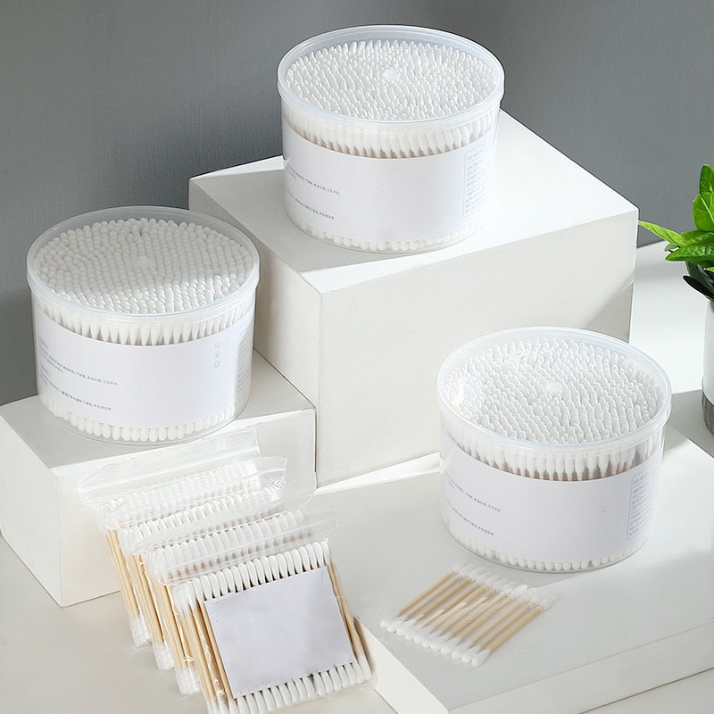 Small Package (double Round) Double-ended Cotton Swab