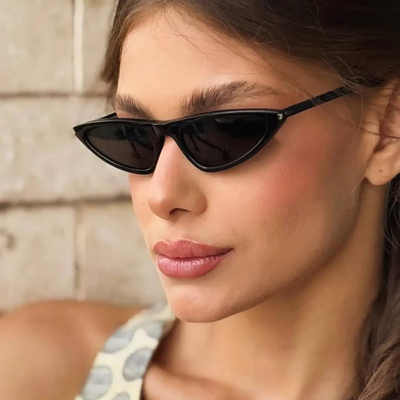 Gafas De Sol Triangulares Pequeñas Con Forma De Ojo De Gato