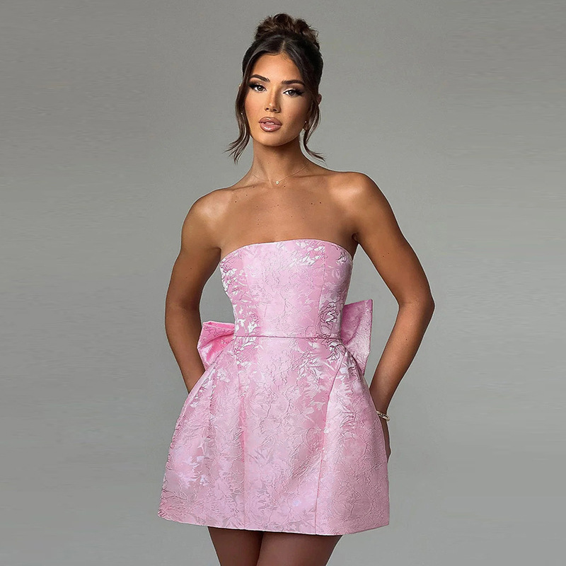 Falda De Jacquard De Poliéster