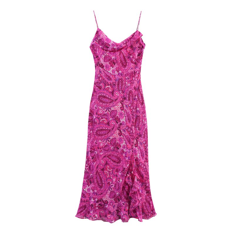 Vestido De Tirantes Estampado