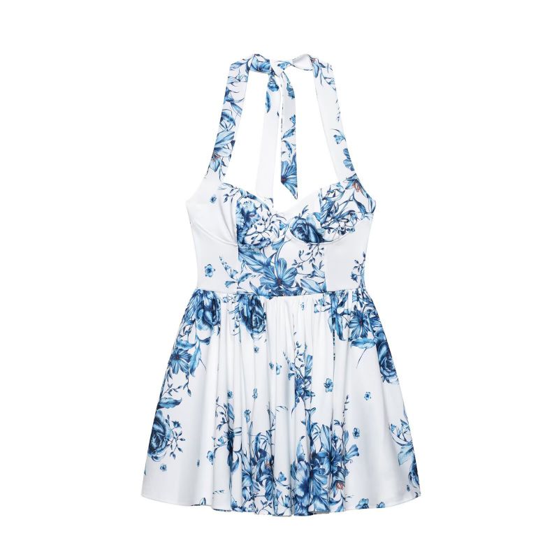 Falda Halter Estampada