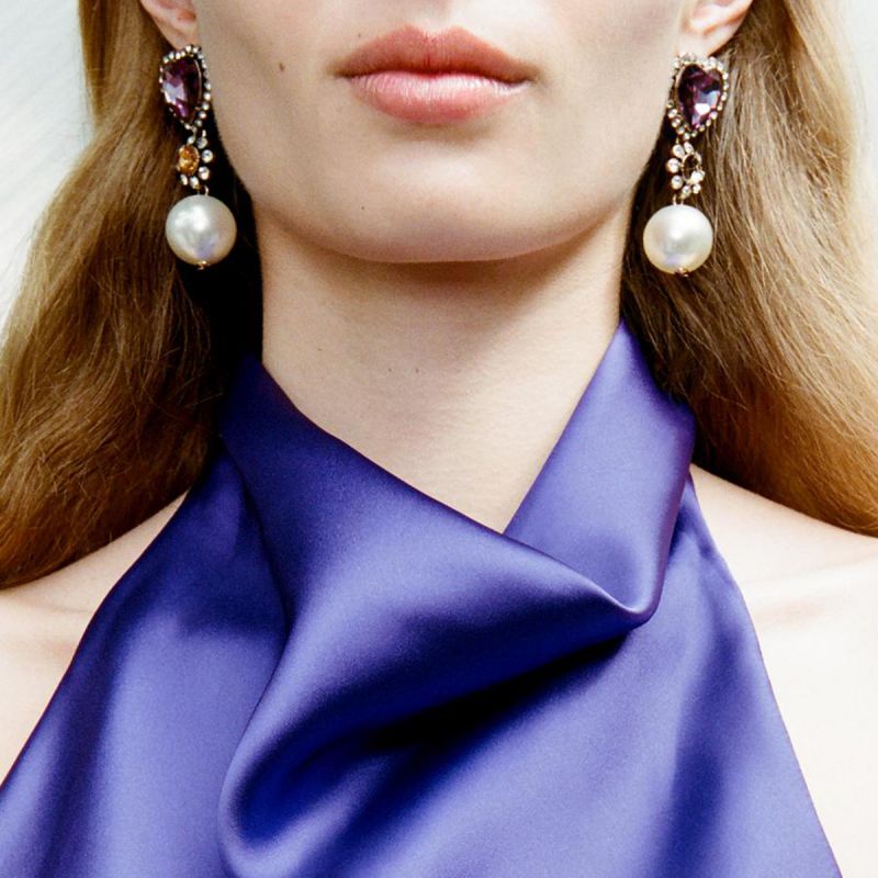 Pendientes Geométricos De Aleación Con Forma De Corazón De Diamante Y Palma De Insecto