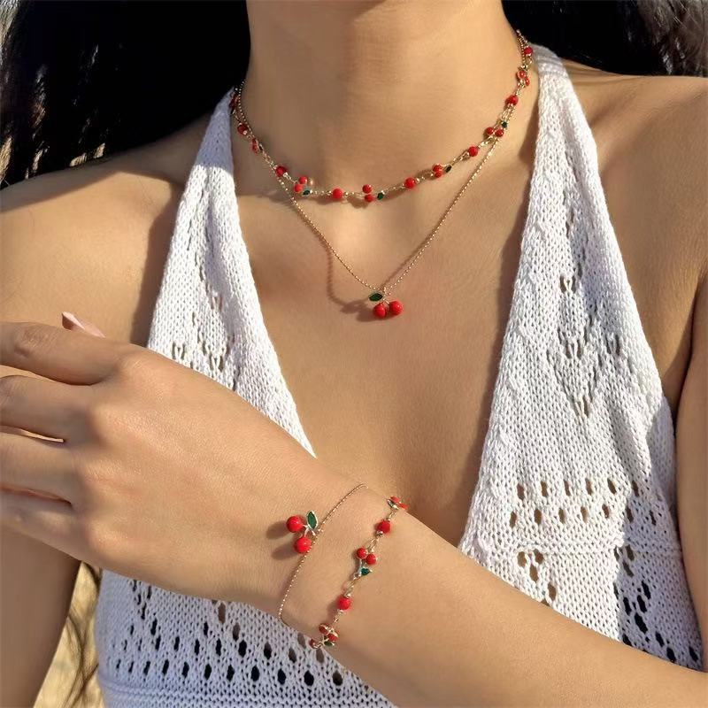 Pulsera De Aleación De Cereza