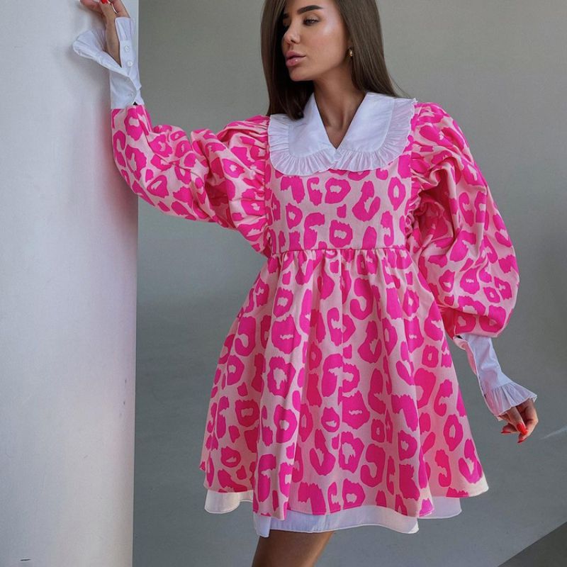 Falda Estampada De Poliéster
