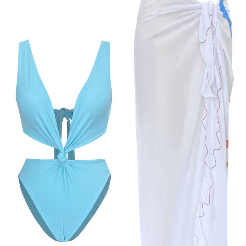 Traje De Baño De Una Pieza Hueco De Poliéster