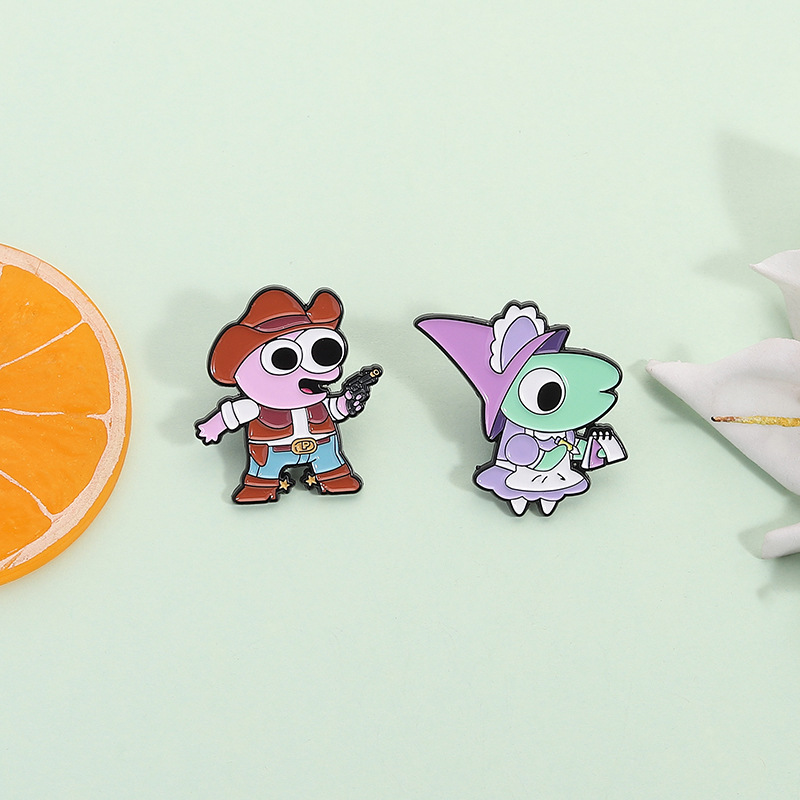 Broche De Anime De Dibujos Animados