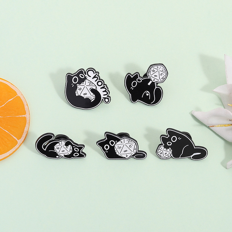 Broche De Gato De Dibujos Animados