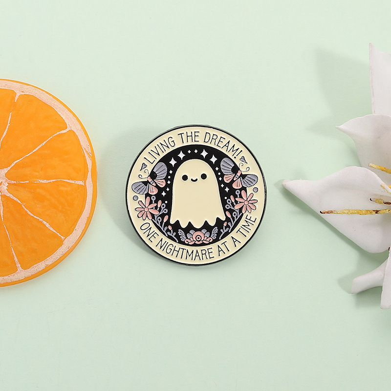 Broche De Fantasma De Dibujos Animados