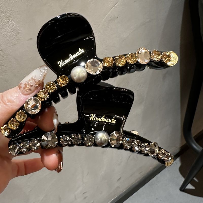 Clip De Perla De Cristal