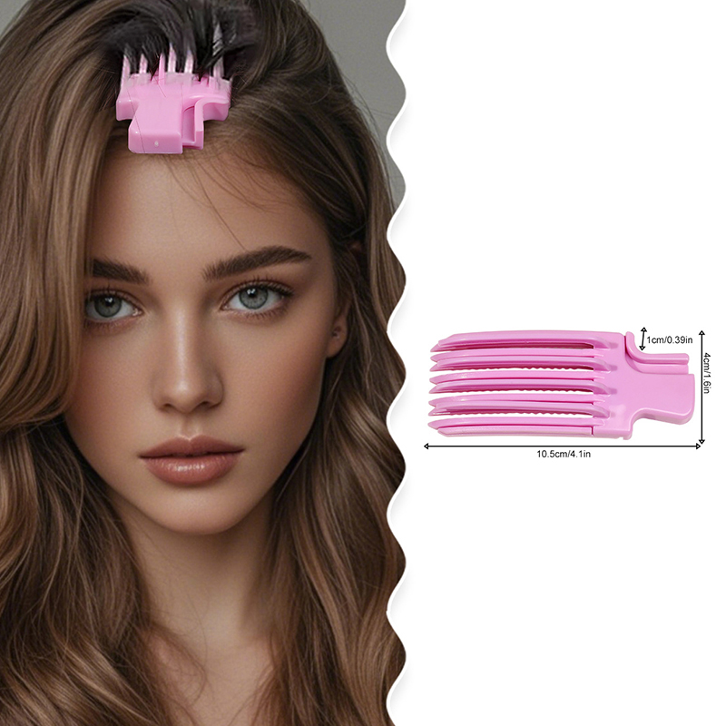 Almohadilla De Resina Esponjosa Para Peinar El Cabello