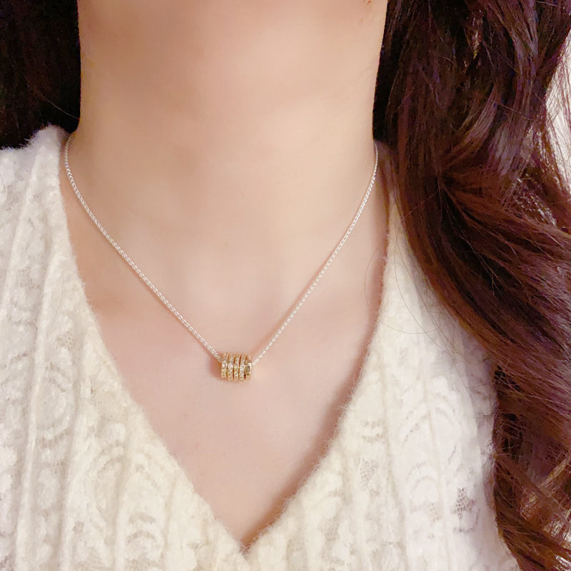 Collar De Cintura Con Contraste De Diamantes De Cobre
