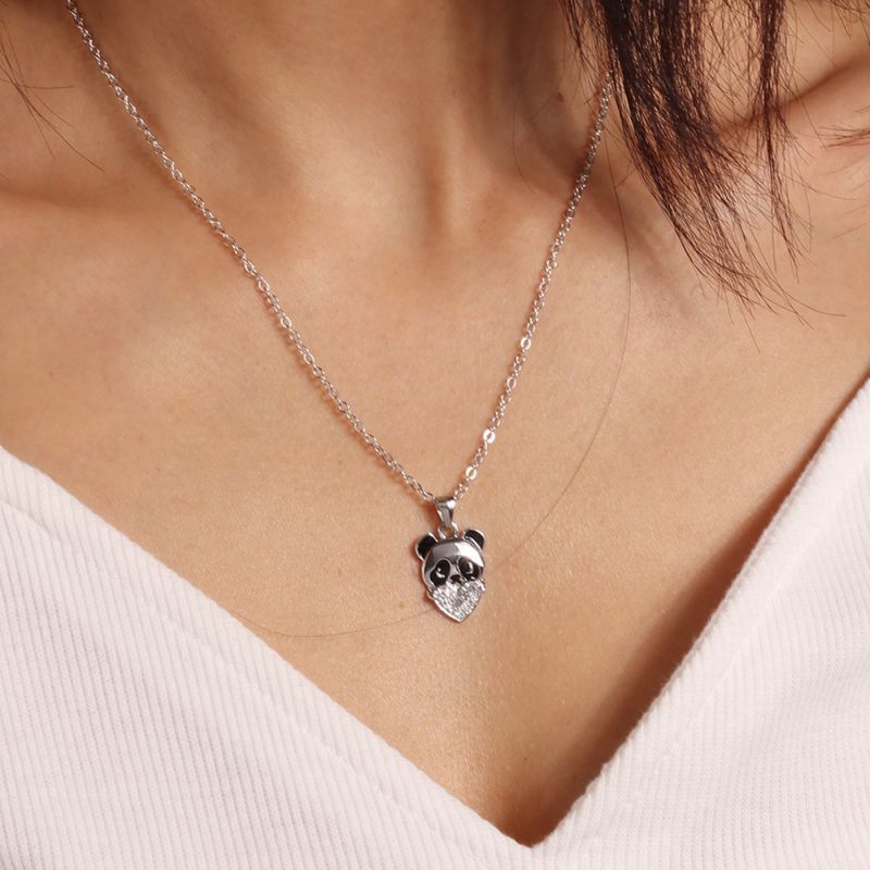 Collar De Panda De Aleación