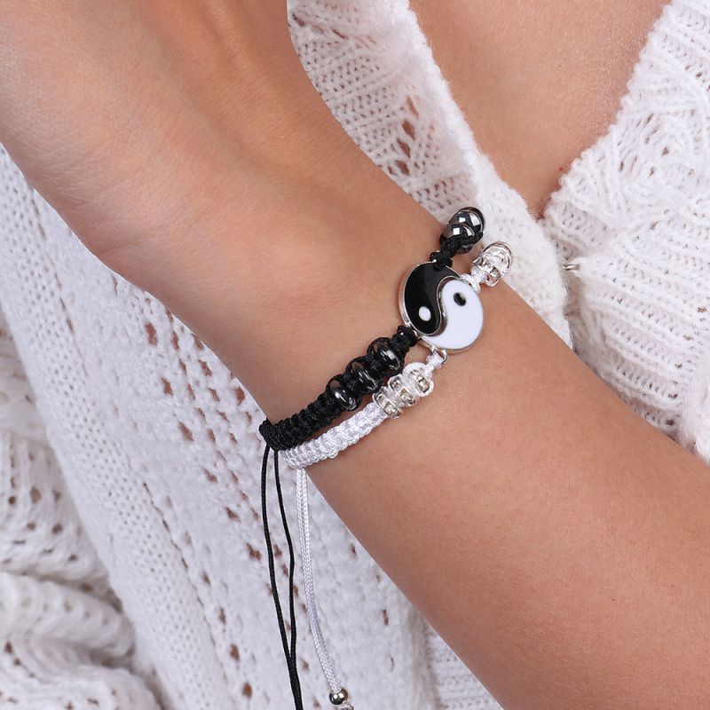 Juego De Pulseras De Aleación De Tai Chi Bagua
