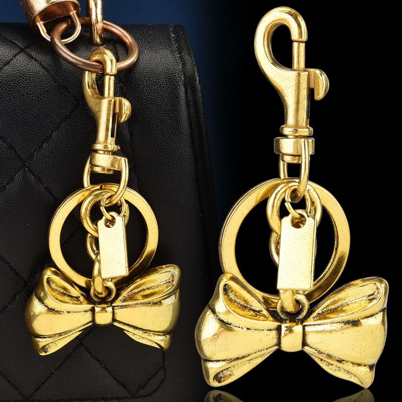 Metal Bow Bag Pendant Silver Metal Bow Bag Pendant