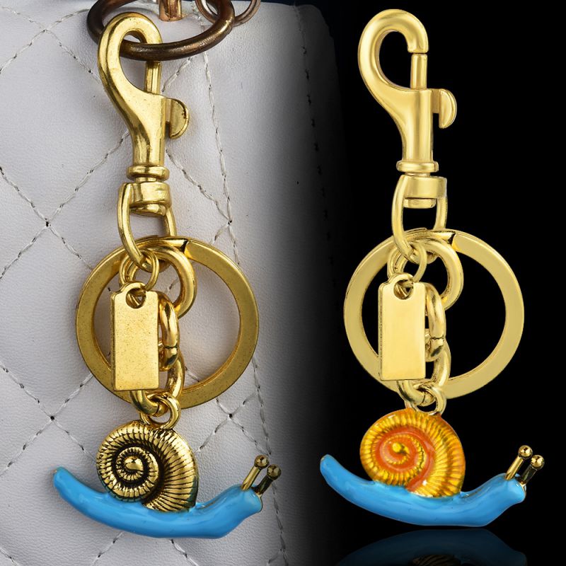 Snail Bag Pendant Silver Blue Alloy Snail Bag Pendant
