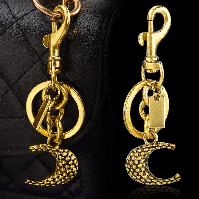 Snake Pattern Letter C Bag Pendant Silver Metal Snake Pattern Letter Bag Pendant