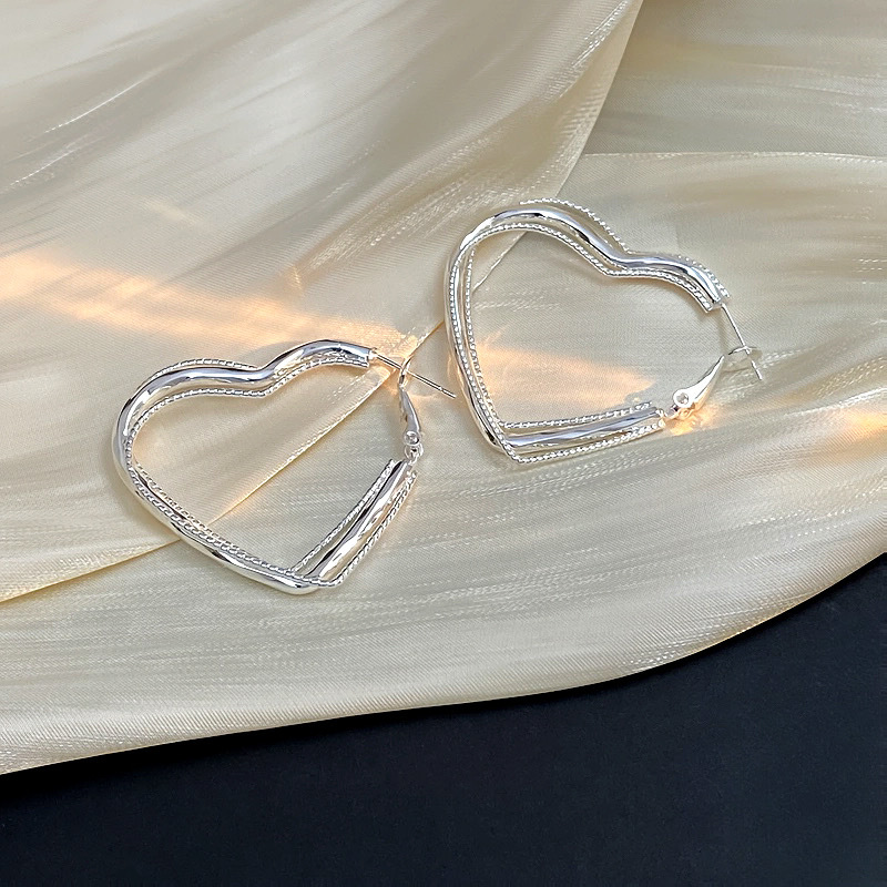 Pendientes De Corazón De Cobre