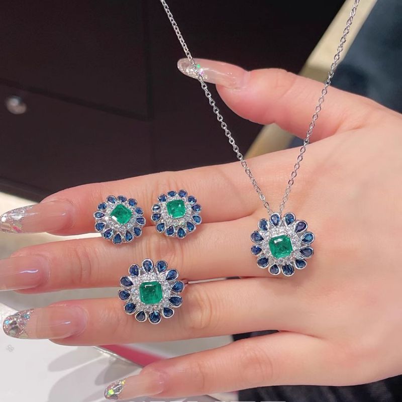 Pendientes De Diamantes Redondos De Cobre