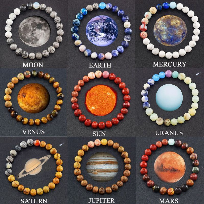 Pulsera De Cuentas Geométricas De Aleación