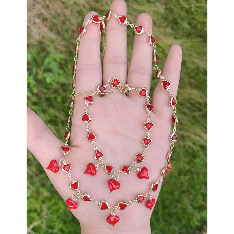 Pulsera De Corazón De Cobre