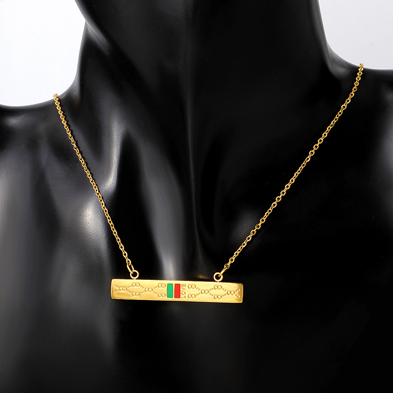 Collar De Marca De Acero De Titanio