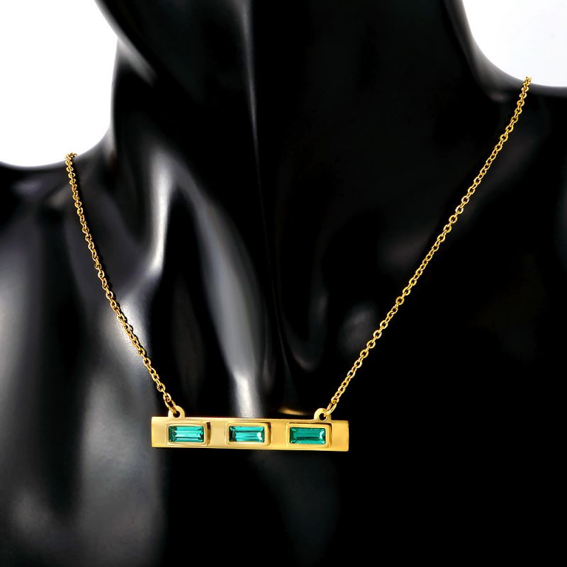 Collar De Diamantes De Acero De Titanio