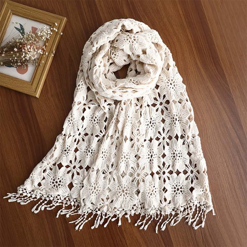 Bufanda De Algodón A Crochet