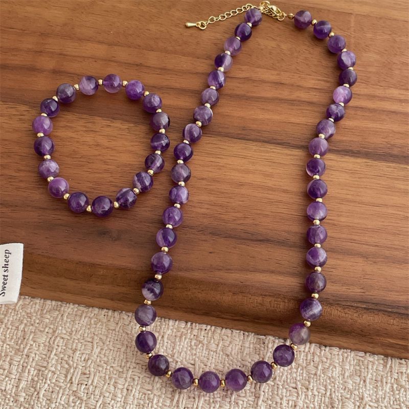 Pulsera De Cuentas De Piedra Natural