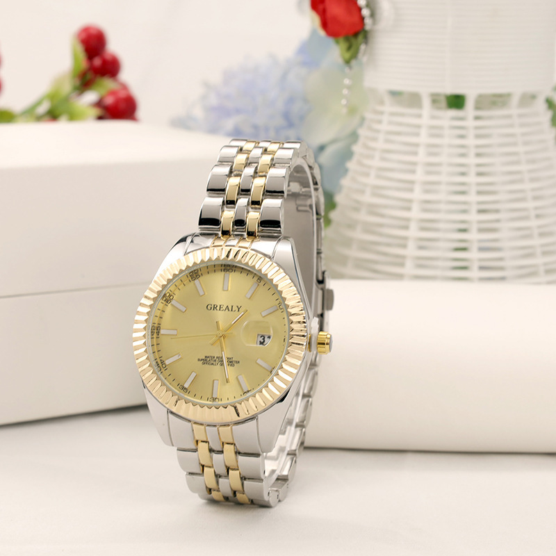 Reloj Redondo De Acero Inoxidable
