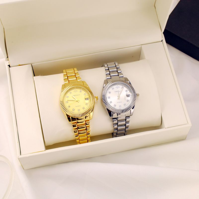 Reloj Redondo De Acero Inoxidable