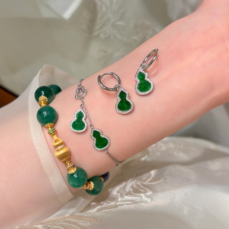 Pulsera De Calabaza De Nácar Patinada