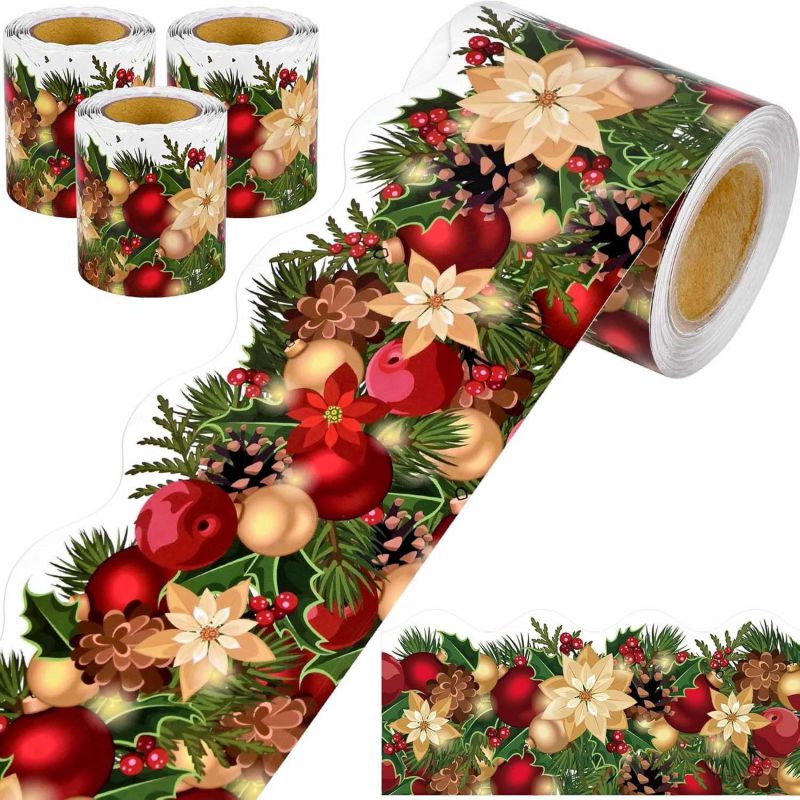 Border Stickers Roll-packed Christmas Border Stickers (*2)