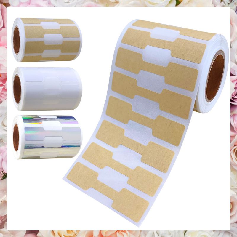 3# 500 Pieces/roll Jewelry Price Kraft Paper Labels (*2)