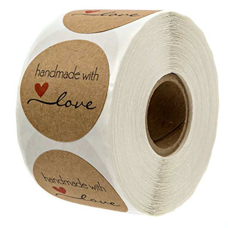 1.5 Inches - 3.8 Cm (zd09) Roll Cartoon Round Label (*2)