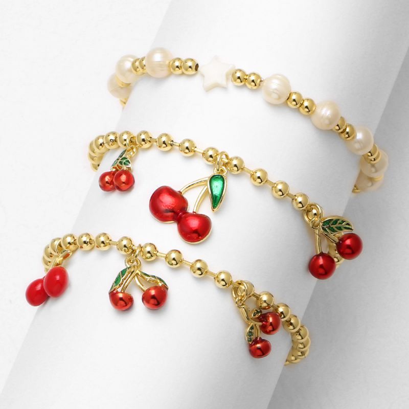 Pulsera De Cereza De Cobre