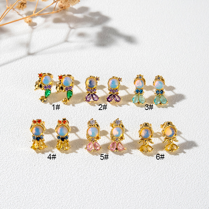 Pendientes De Princesa De Diamantes De Metal