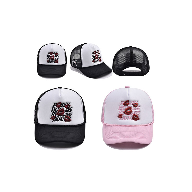 Gorra De Béisbol Con Letras Bordadas