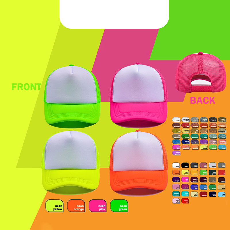 Gorra De Béisbol De Malla Con Bloques De Color