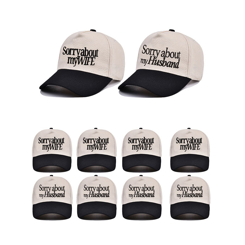 Gorra De Béisbol Con Letras Bordadas