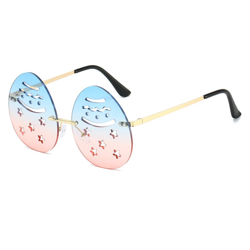 Gafas De Sol Huecas Con Degradado De Pc
