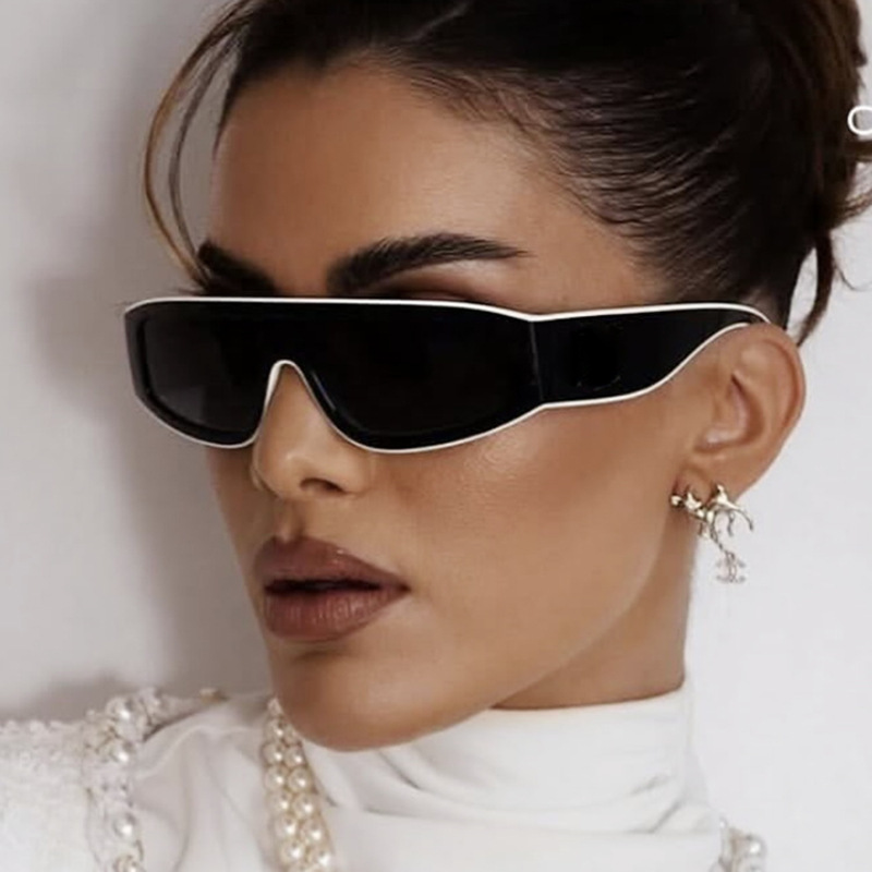 Gafas De Sol Con Bloques De Color Y Diseño De Ojos De Gato