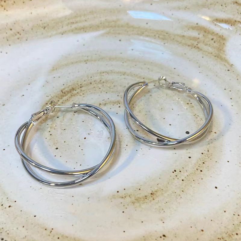 Pendientes De Doble Ronda